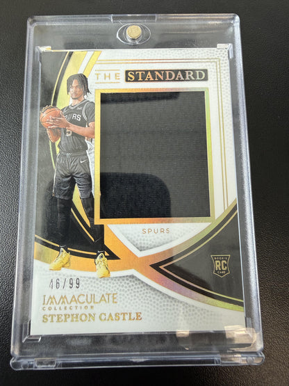 2024-25 Panini Immaculate Collection #TST-SCS Stephon Castle The Standard #/99