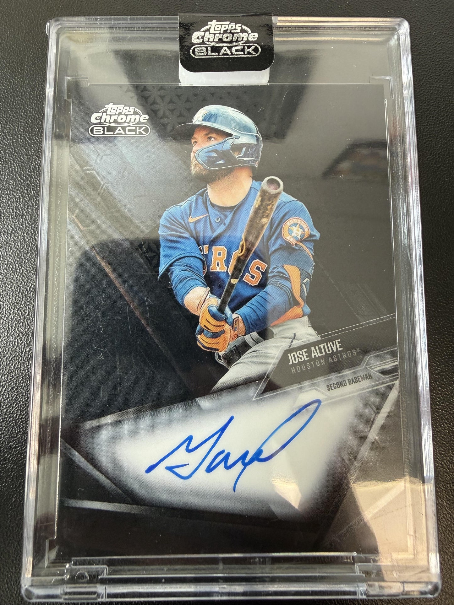 2021 Topps Chrome Black #CBA-JAL Jose Altuve Autographs