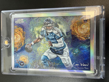 2025 Topps Chrome Cosmic #STN-1 Cam Ward Stars in the Night