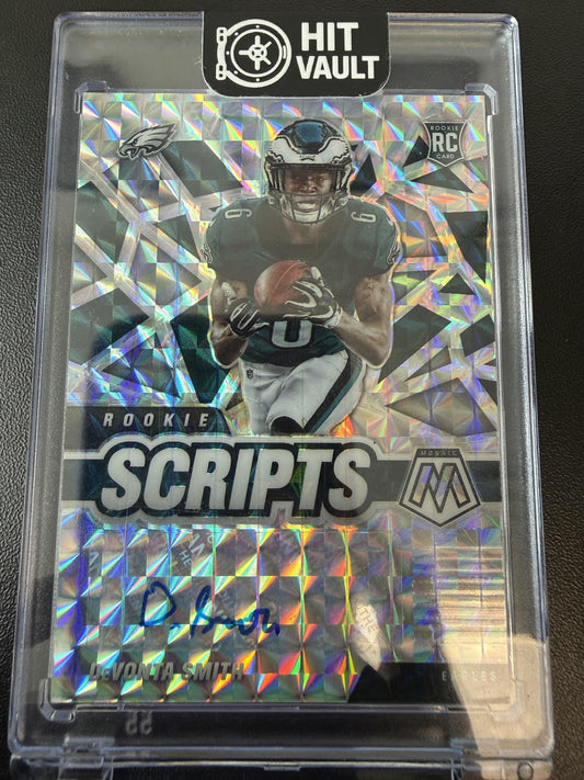 2021 Panini Mosaic #RA-5 DeVonta Smith Rookie Autographs Mosaic