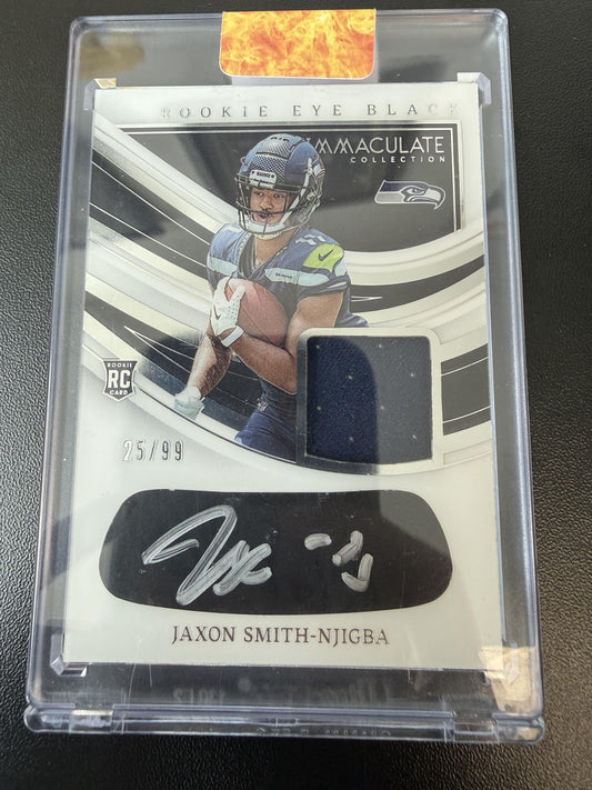 2023 Panini Immaculate Collection #REBJ-JSN Jaxon Smith RPA Eye Black #/99