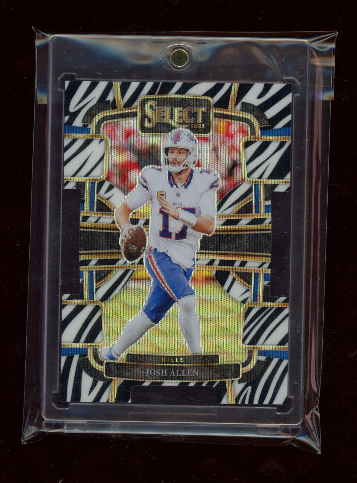 2023 Panini Select #13 Josh Allen Zebra Prizms