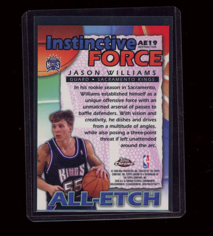 1999-00 Topps Chrome #AE19 Jason Williams All-Etch Refractors