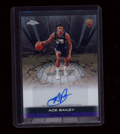 2025-26 Topps Chrome #TAUR2-AB Ace Bailey Autograph Issue Rookies