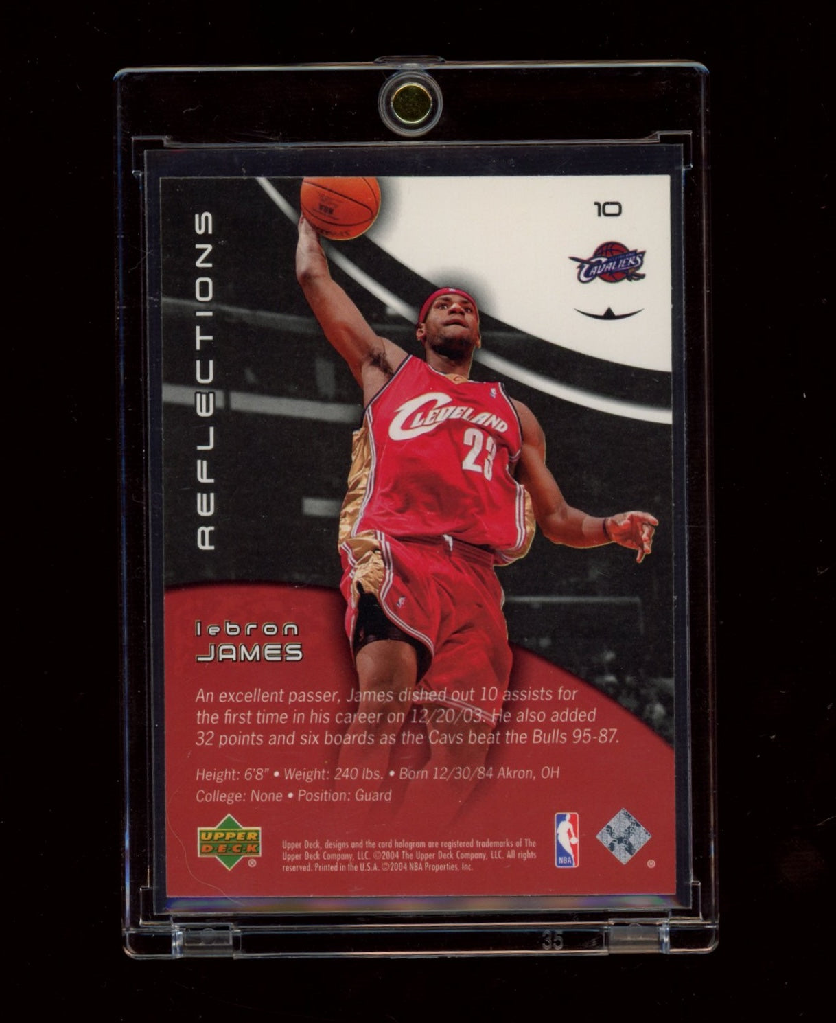 2003-04 Upper Deck Triple Dimensions #10 LeBron James Reflections