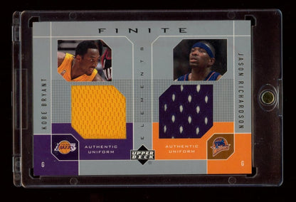 2002-03 Upper Deck Finite #KB/JR-U Kobe Bryant / Jason Richardson Dual GU