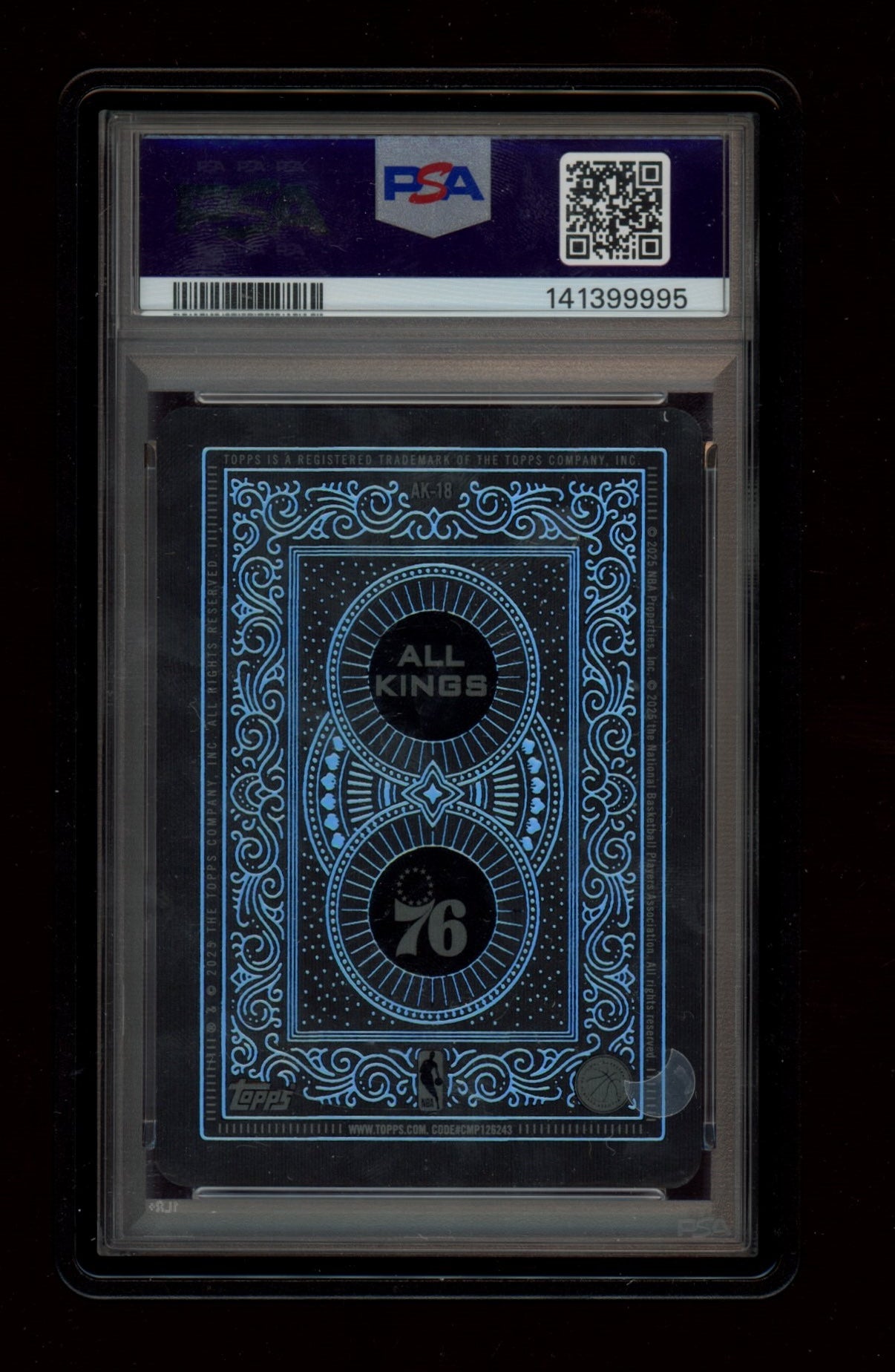 2025 Topps All Kings #AK-18 Vj Edgecombe PSA 9