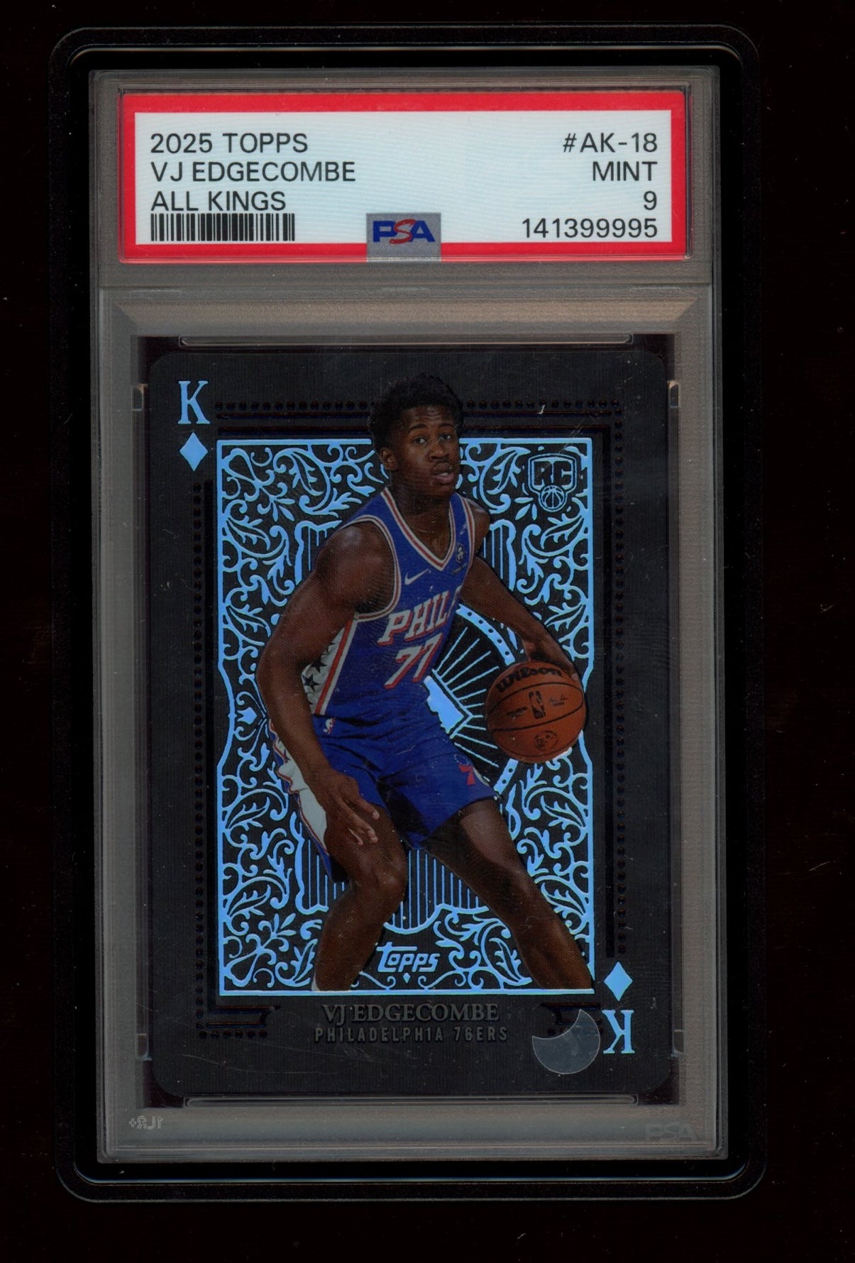 2025 Topps All Kings #AK-18 Vj Edgecombe PSA 9