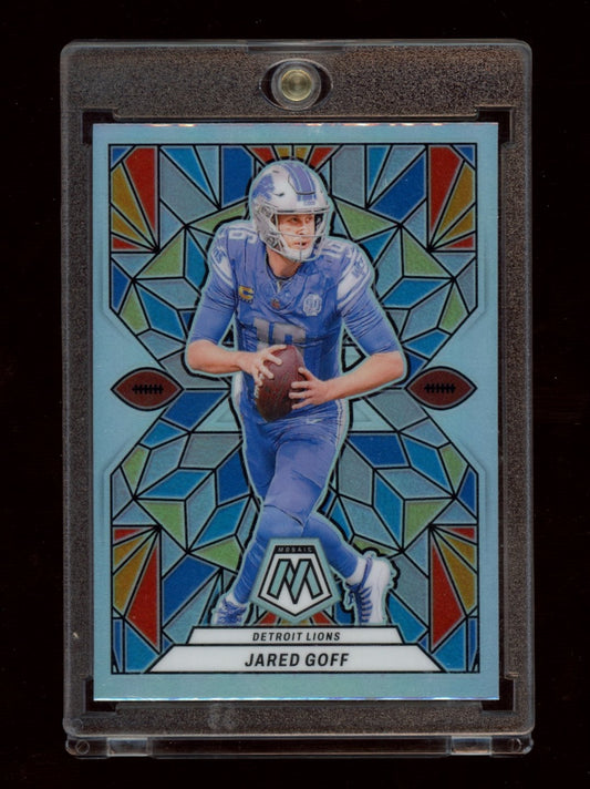 2024 Panini Mosaic #SG-6 Jared Goff Stained Glass