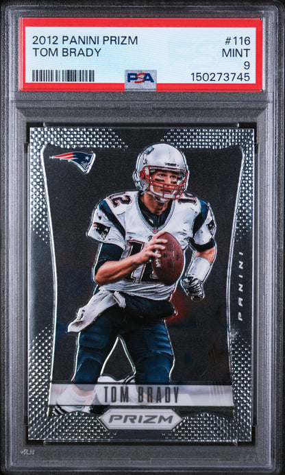 2012 Panini Prizm #116 Tom Brady PSA 9