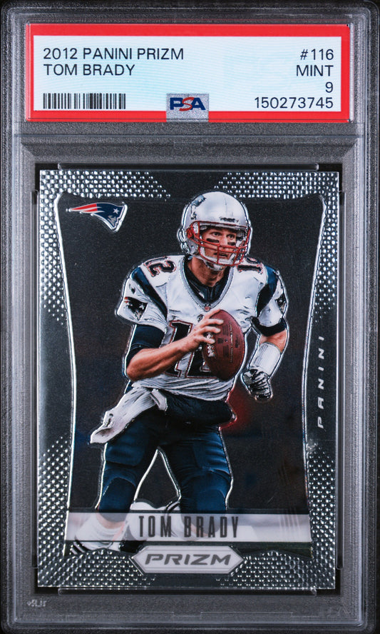 2012 Panini Prizm #116 Tom Brady PSA 9