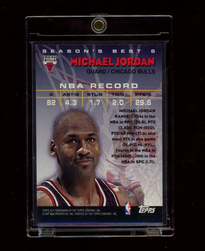 1997-98 Topps #6 Michael Jordan Season's Best