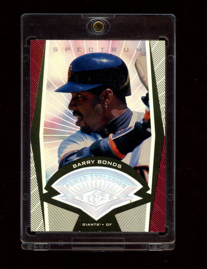 1998 SPx Finite #49 Barry Bonds Spectrum #/50