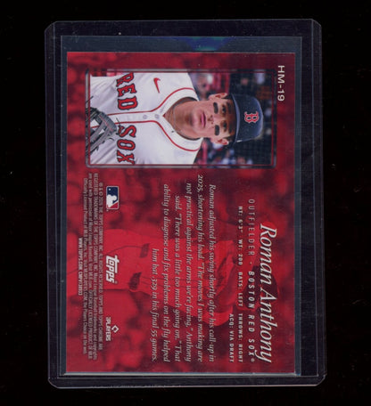 2026 Topps Chrome #HM-19 Roman Anthony Hobby Masters