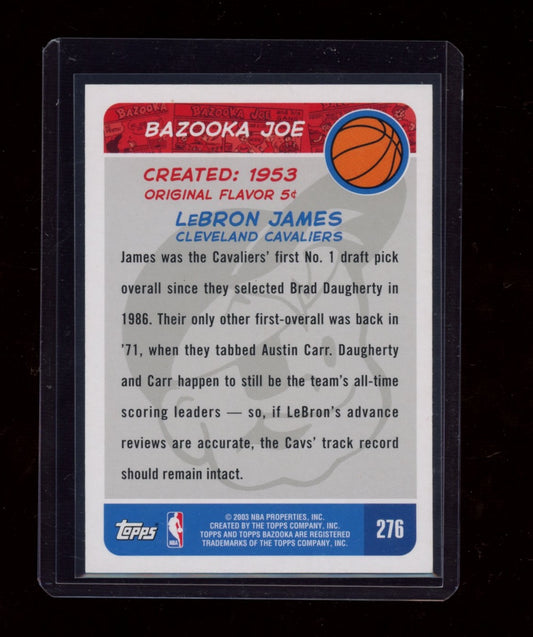 2003-04 Bazooka #276 LeBron James