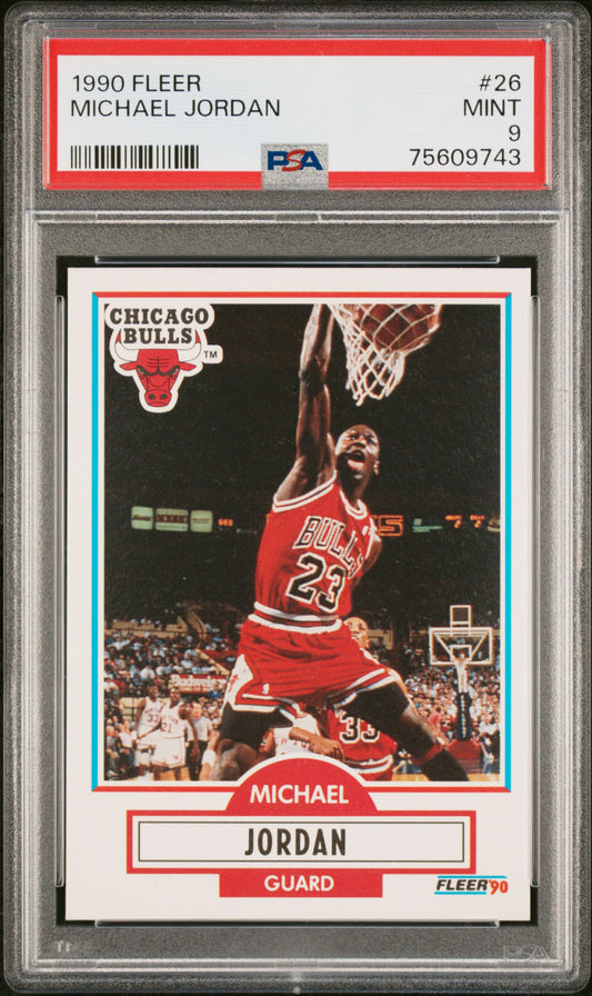 1990 Fleer #26 Michael Jordan PSA 9