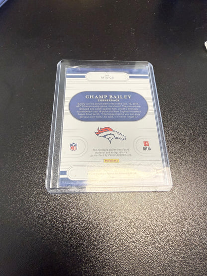 2020 Panini NT #MTS-CB Champ Bailey Material Treasures Signatures #/49