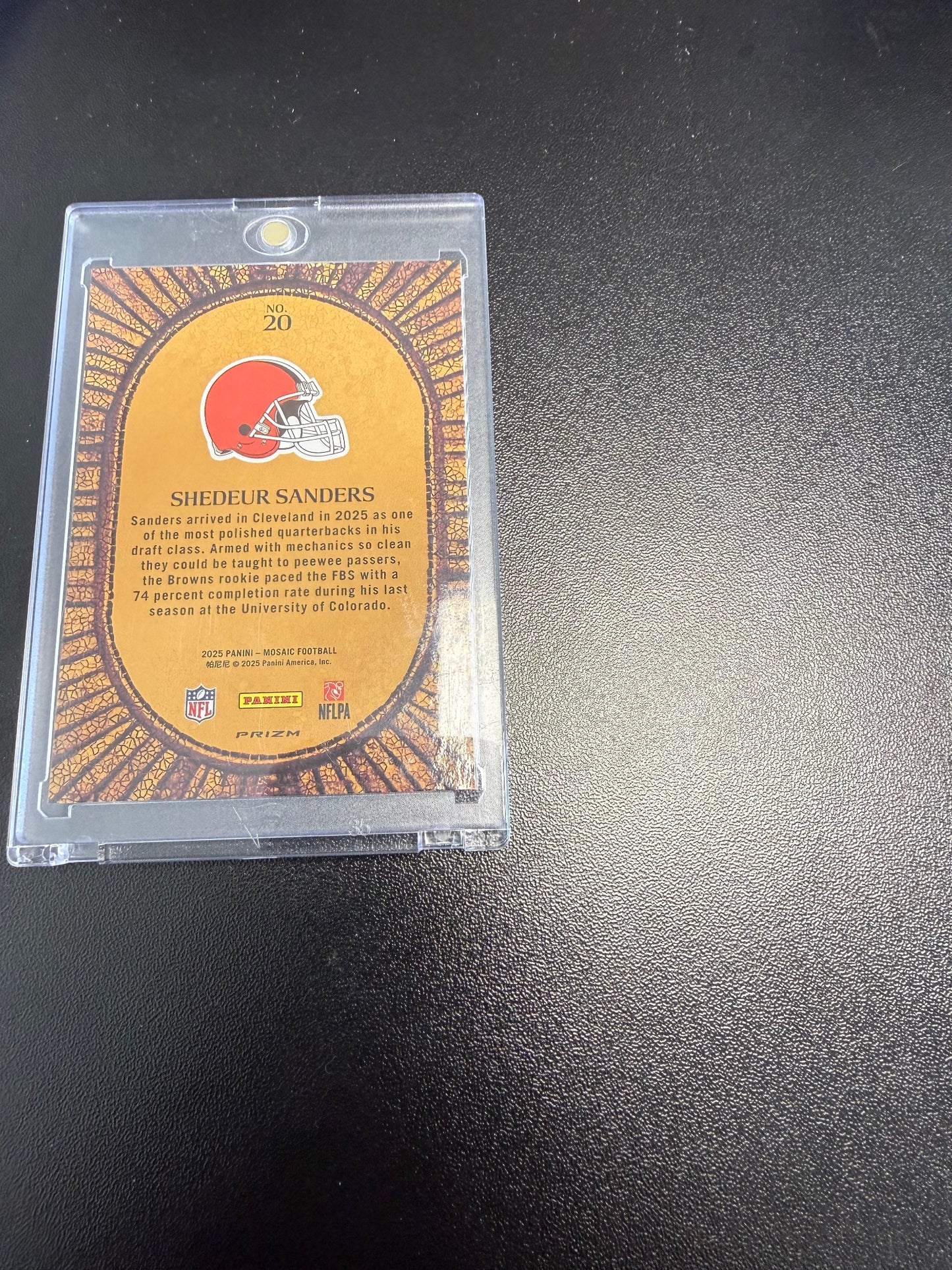 2025 Panini Mosaic #20 Shedeur Sanders Micro Mosaic