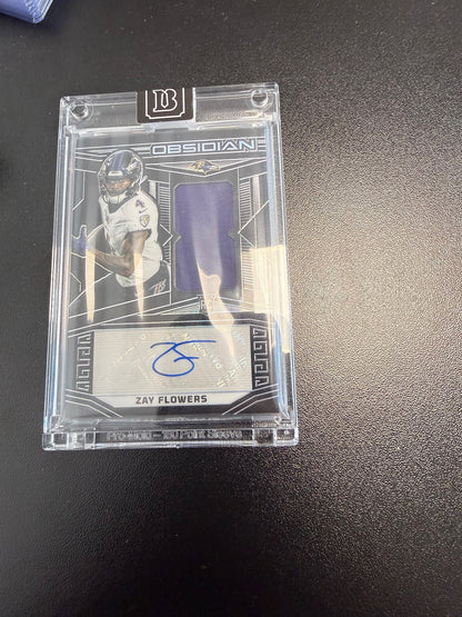 2023 Panini Obsidian #239 Zay Flowers #/199