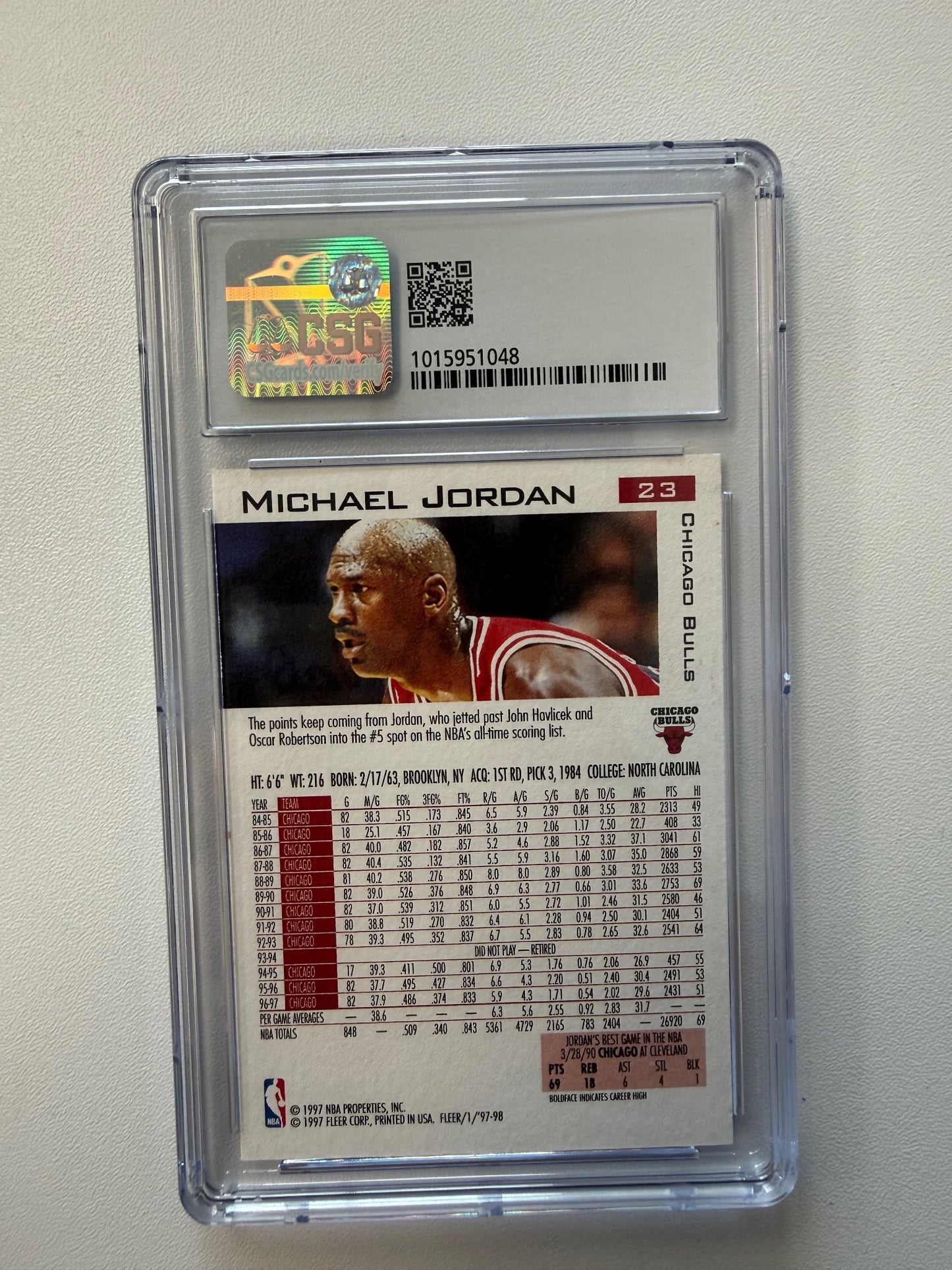 1997-98 Fleer #23 Michael Jordan