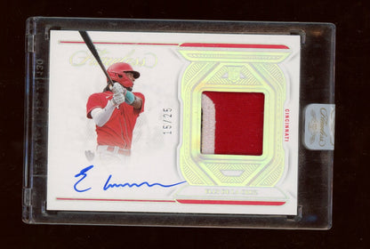 2023 Panini Flawless #FSM-EDC Elly De La Cruz Flawless Signature Materials #/25