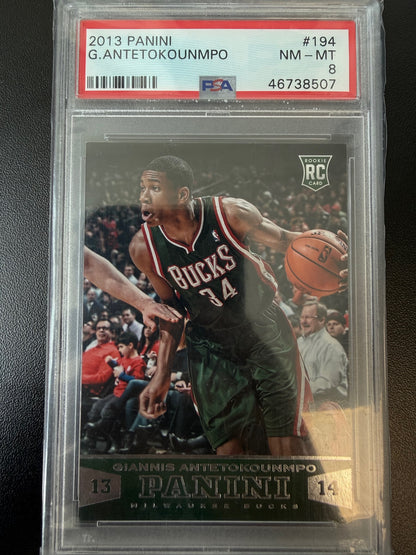 2013-14 Panini #194 Giannis Antetokounmpo Gold Knights PSA 10