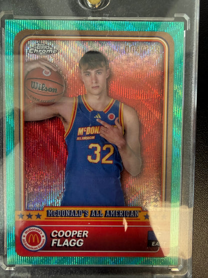 2024 Topps Chrome McDonald's All-American #78 Cooper Flagg Refractor