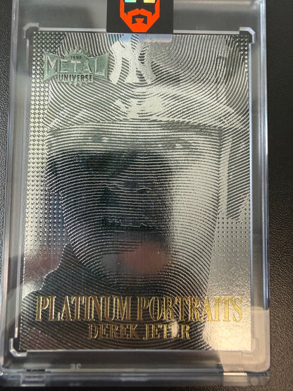 1997 Metal Universe #4 Derek Jeter Platinum Portraits