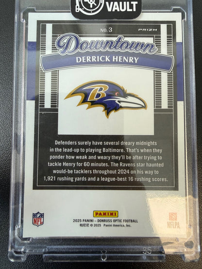 2025 Donruss Optic #3 Derrick Henry Downtown