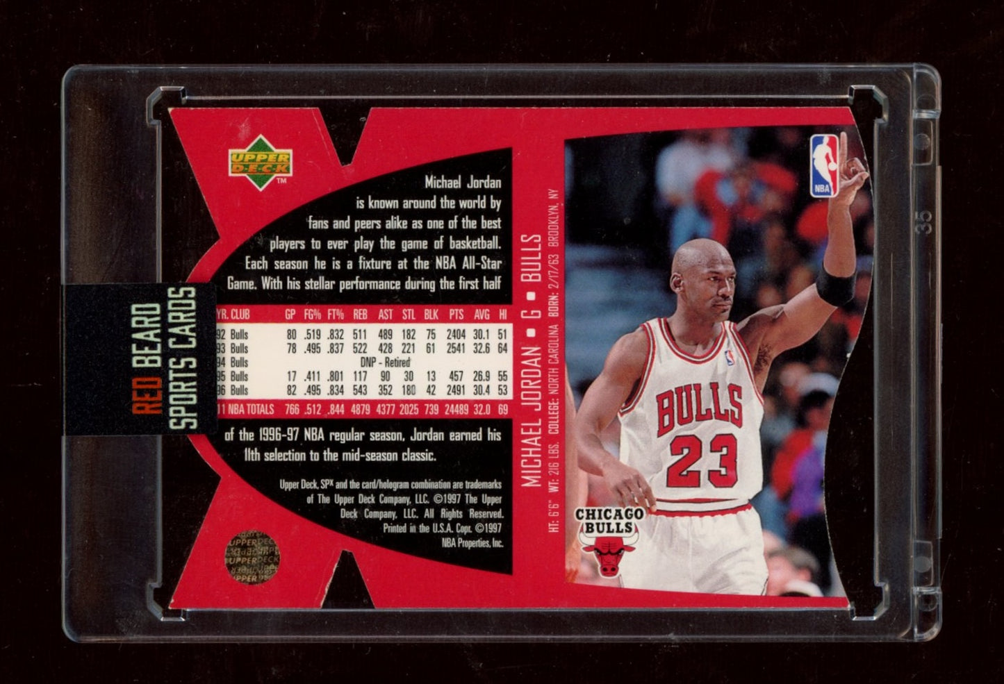 1997 SPx #SPX5 Michael Jordan