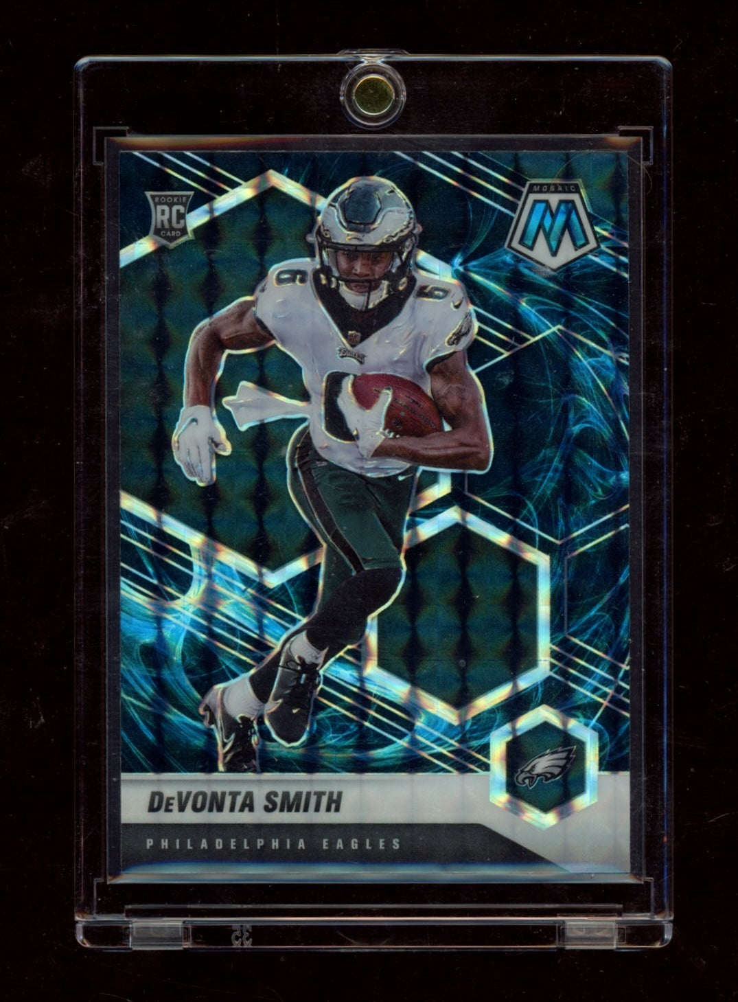 2021 Panini Mosaic #305 DeVonta Smith Prizm Genesis