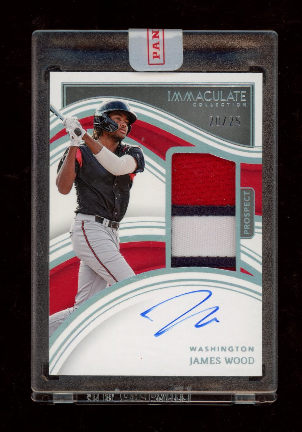 2023 Panini Immaculate Collection #24 James Wood Holo Silver #/25