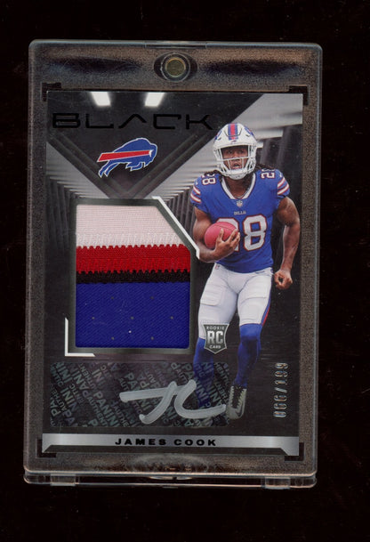 2022 Panini Black #209 James Cook #/199