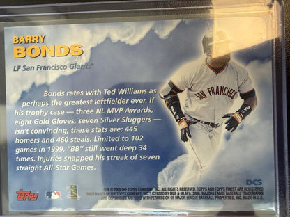 2000 Finest #DC5 Barry Bonds Dream Cast