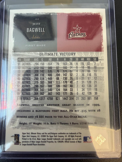 2000 Upper Deck Ultimate Victory Jeff Bagwell Ultimate Victory Collection #/25