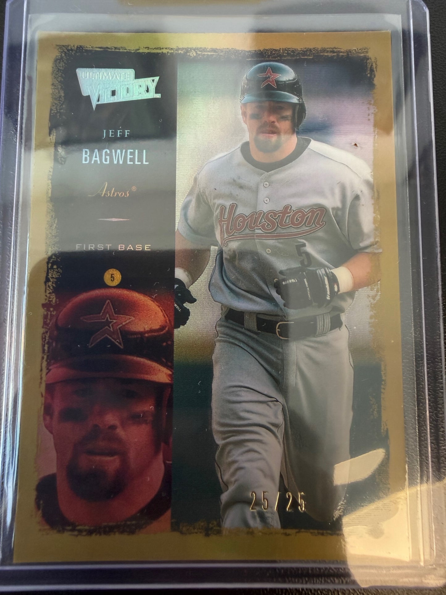 2000 Upper Deck Ultimate Victory Jeff Bagwell Ultimate Victory Collection #/25