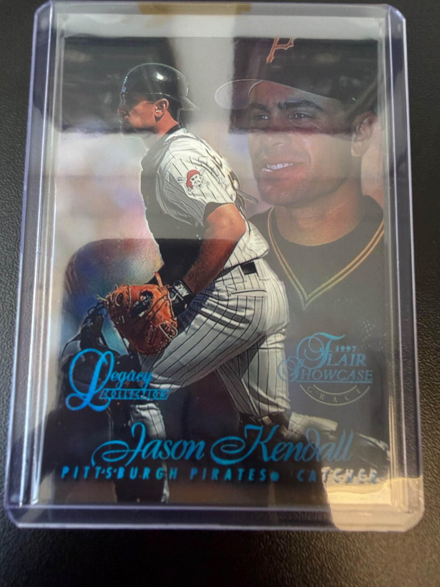 1997 Flair Showcase #81 Jason Kendall Legacy Collection Row 1 (Grace) #/100