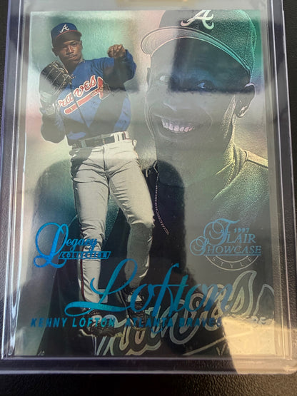 1997 Flair Showcase #7 Kenny Lofton Legacy Collection Row 2 (Style) #/100