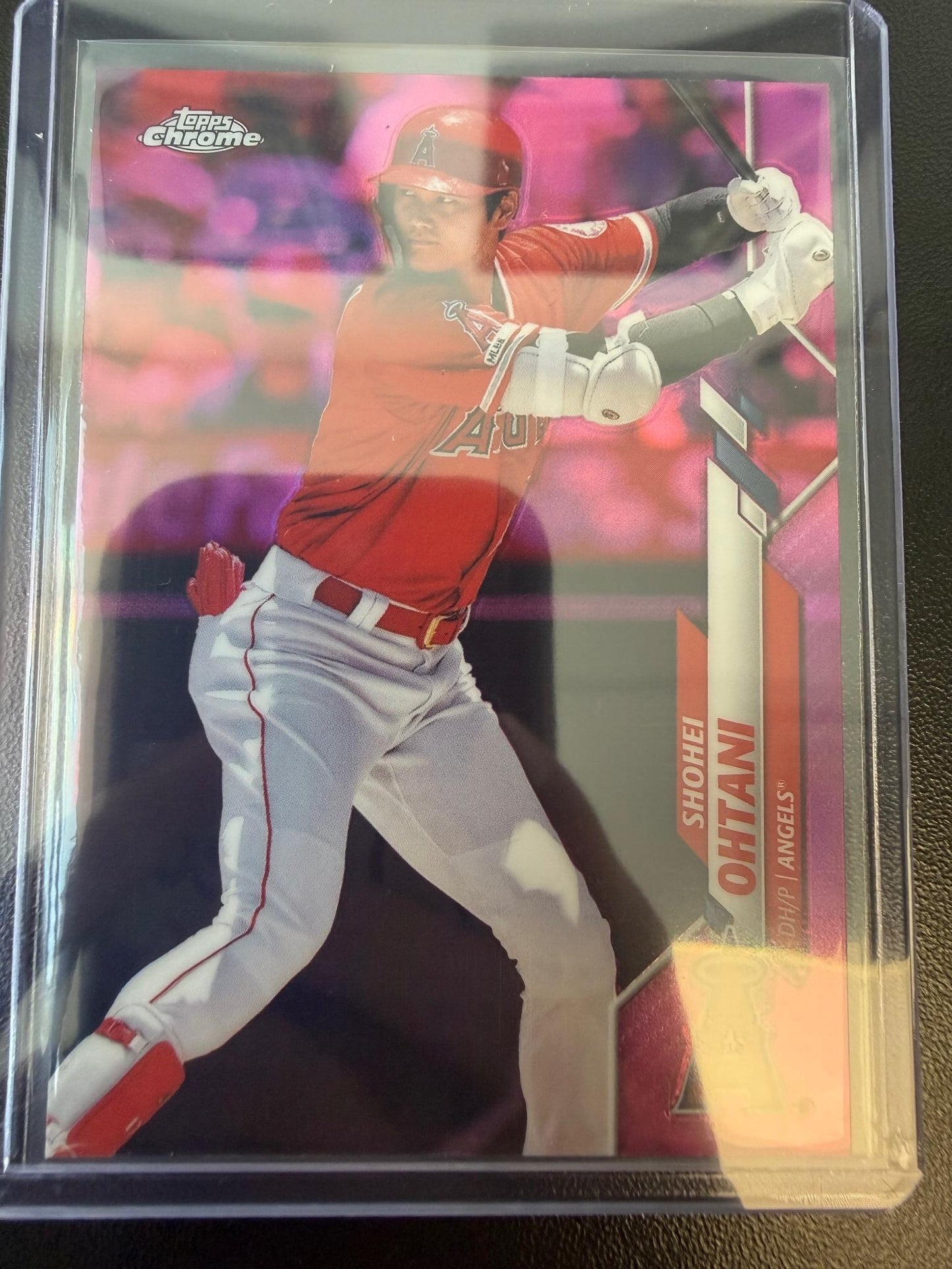 2020 Topps Chrome #21 Shohei Ohtani Pink Refractor