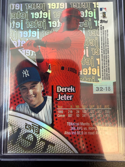 2000 Topps Tek #32-18 Derek Jeter Pattern 18