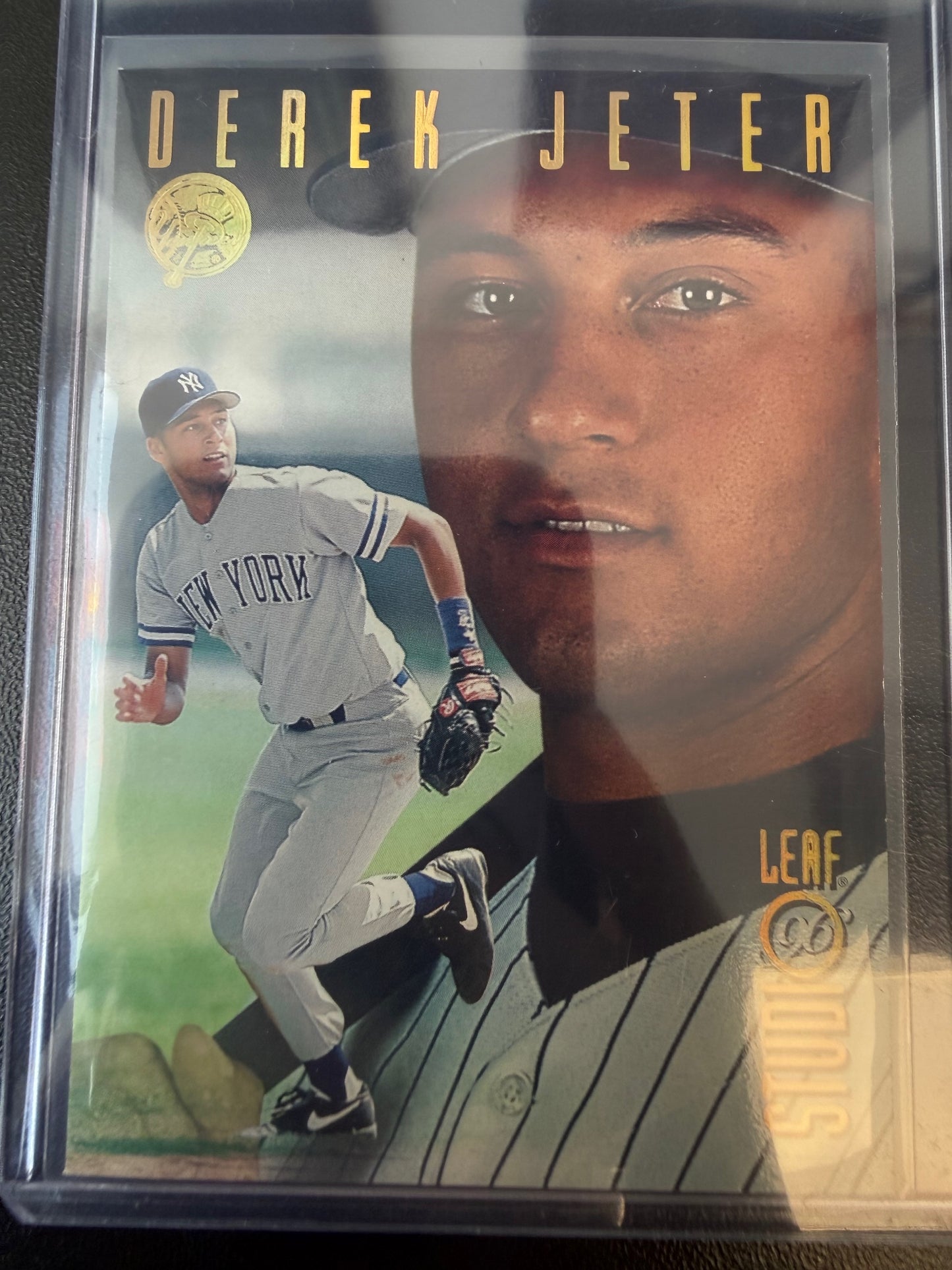 1996 Studio #33 Derek Jeter Press Proofs Gold