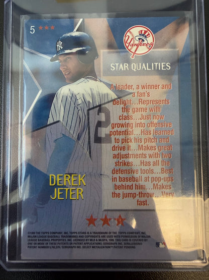 1999 Topps Stars #5 Derek Jeter Three Star