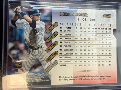 1997 Donruss #49 Derek Jeter Press Proofs Silver
