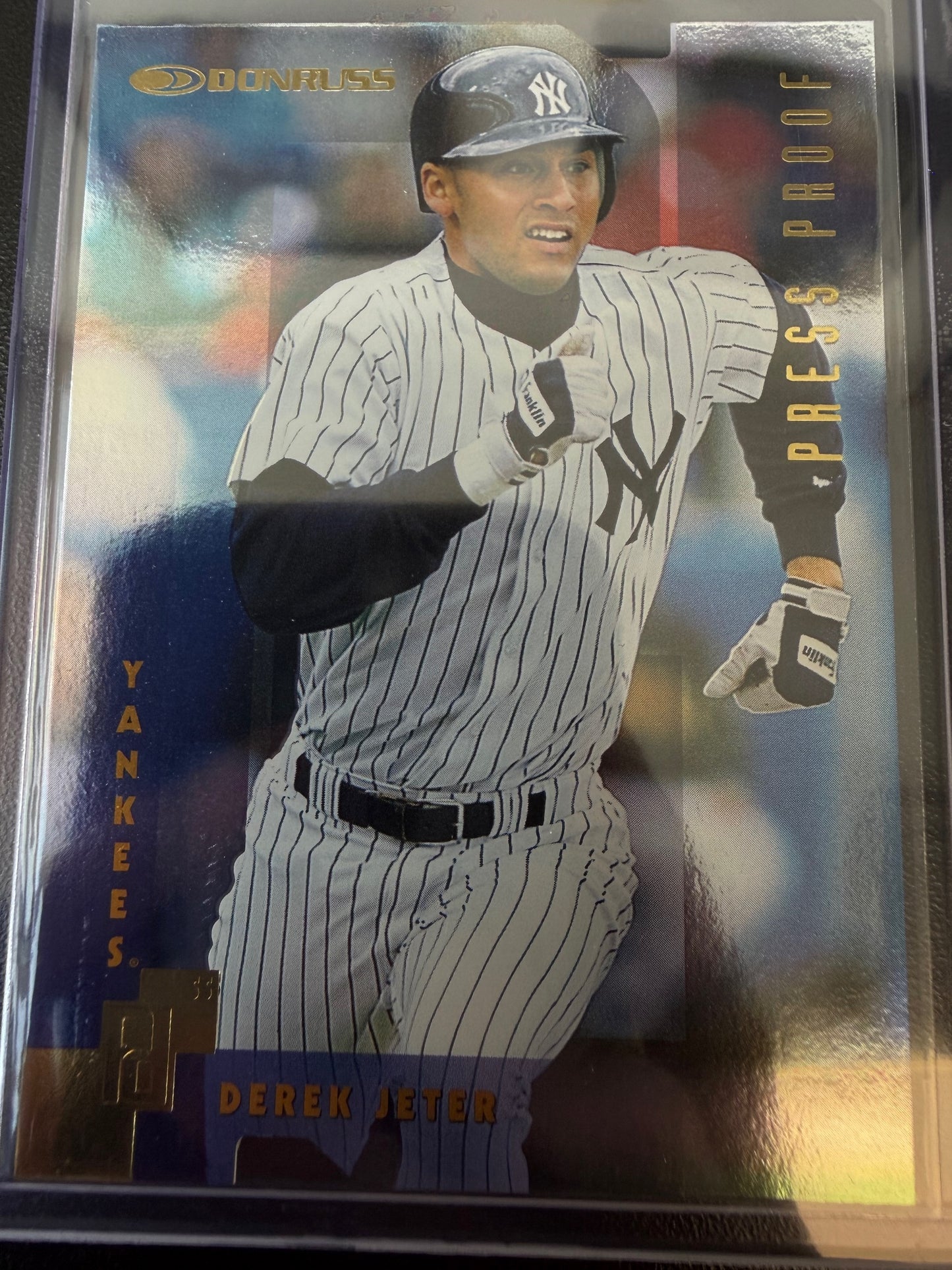 1997 Donruss #49 Derek Jeter Press Proofs Silver