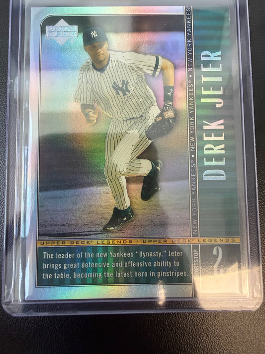 2000 Upper Deck Legends #88 Derek Jeter Commemorative Collection #/100