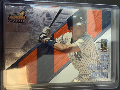 1998 Pacific Aurora #2 Derek Jeter Pennant Fever Silver #/250