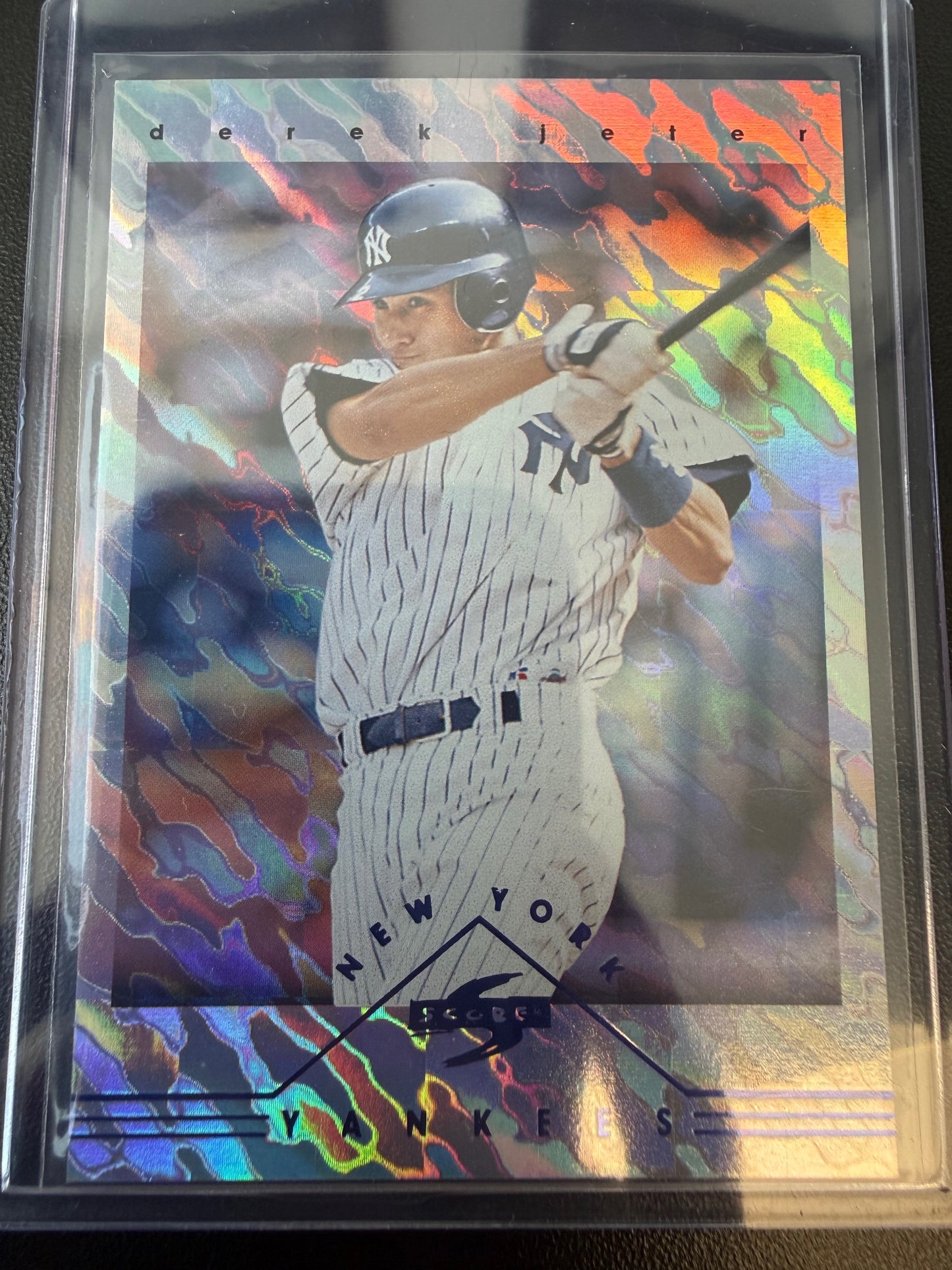 1997 Score New York Yankees #3 Derek Jeter Premier Club