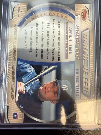 1996 Bowman's Best #3 Derek Jeter Best Cuts Refractor