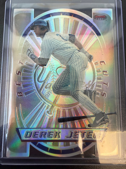 1996 Bowman's Best #3 Derek Jeter Best Cuts Refractor
