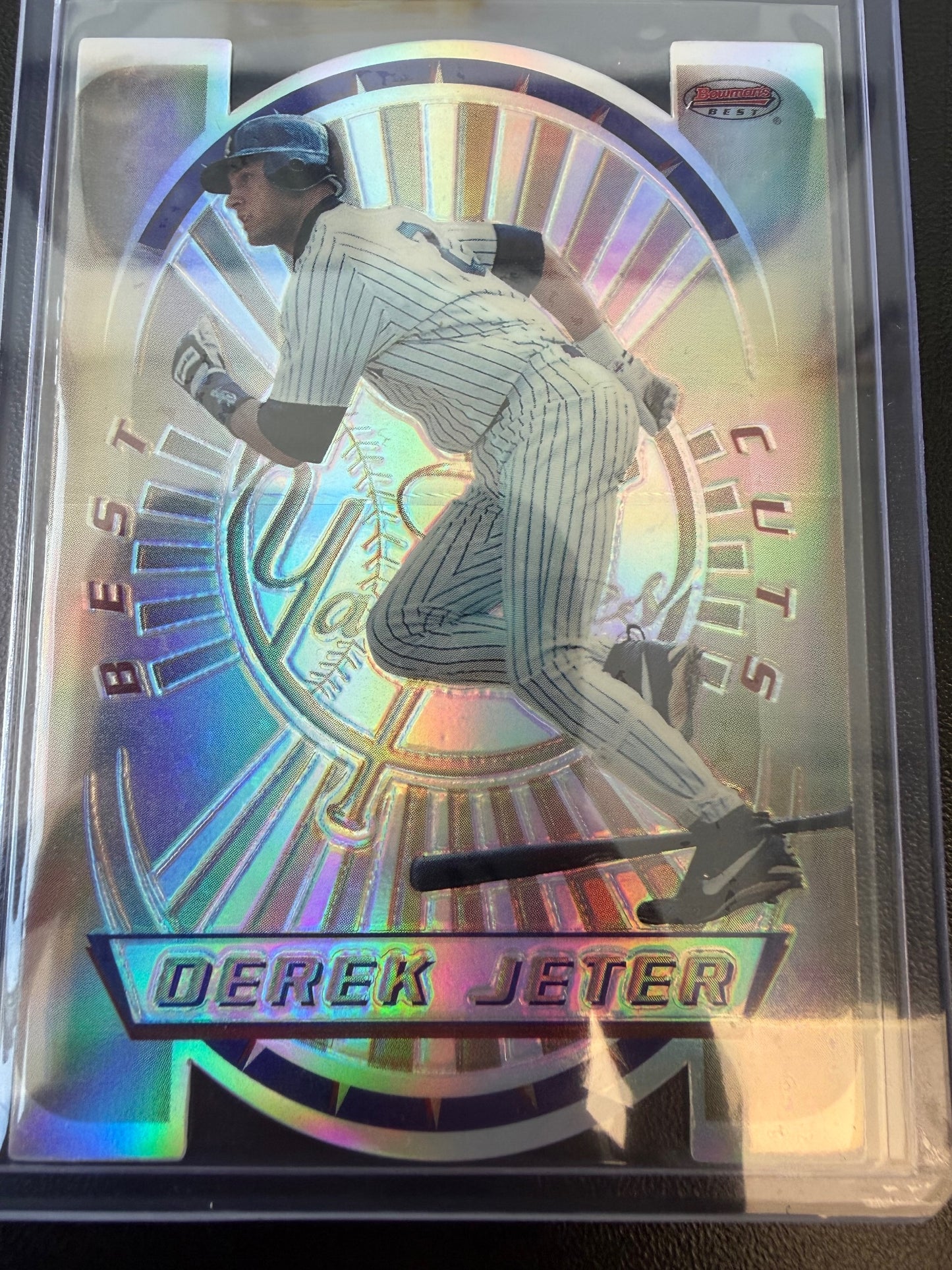 1996 Bowman's Best #3 Derek Jeter Best Cuts Refractor